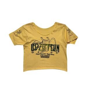 Led Zeppelin 1977 jfk stadium tee